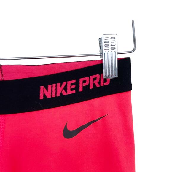 Nike Pro Hypercool Neon Coral Leggings Sz S - Picture 4 of 8
